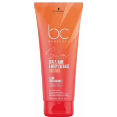 BC Bonacure Sun 3-in-1 Scalp, Hair & Body hajsampon 200 ml
