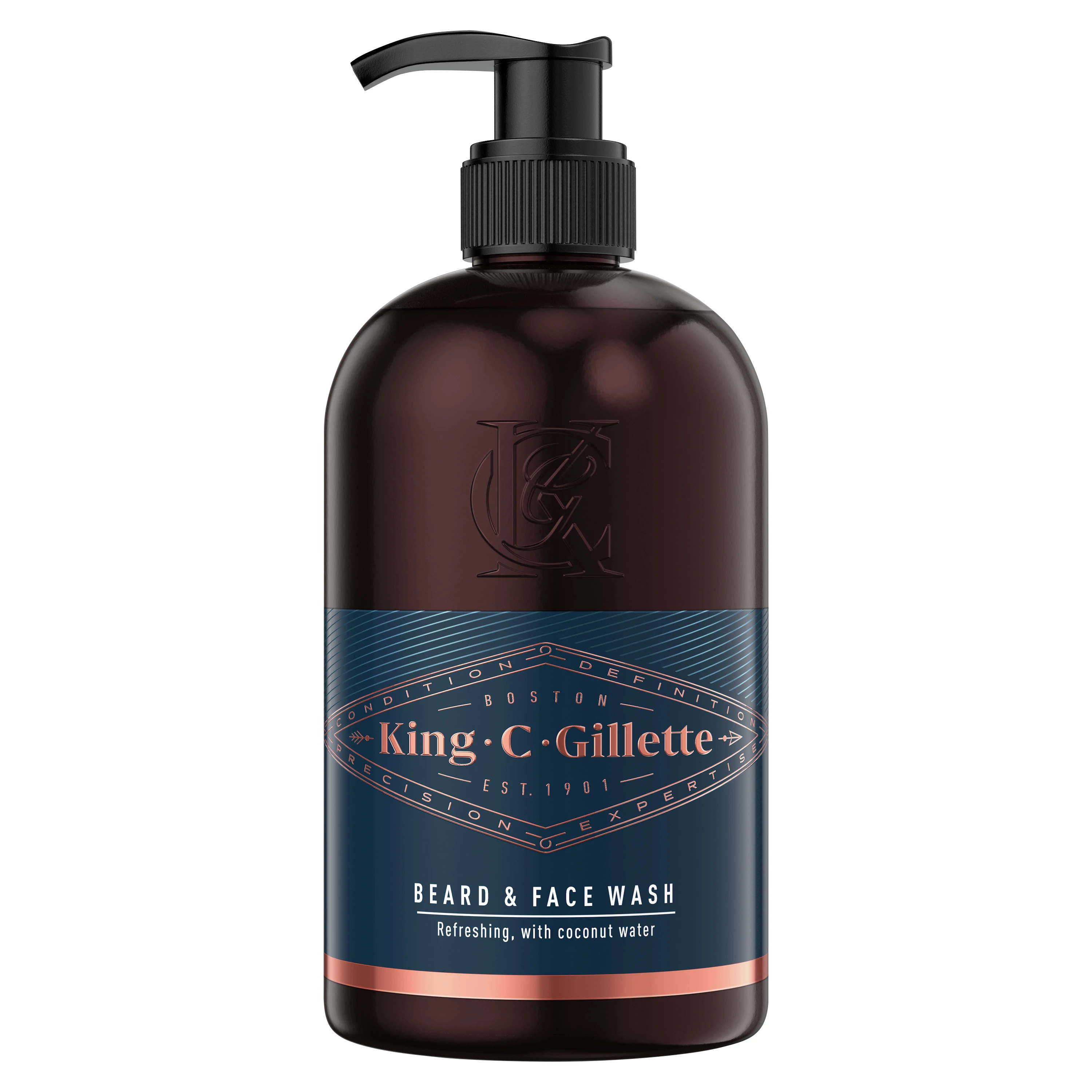 King C. Gillette Sampon szakállra és arcra 350 ml